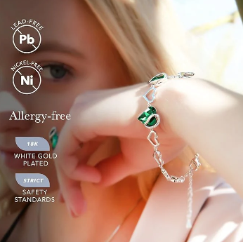 Leafael Infinity Love Heart Link Bracelets