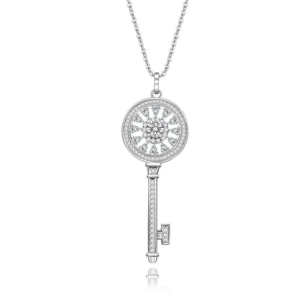 S925 Synthetic Moissanite Diverse Sparkling Charm Necklace Pendant Valentine's Day Lover Gifts for Women