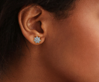 S925 HALO SYNTHETIC MOISSANITE STUD EARRING FOR MEN WOMEN GIFT