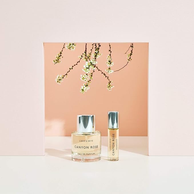 Lake & Skye - Canyon Rose Rollerball Fragrance Oil 0.33 oz (10 ml) - Warm Floral and Vanilla