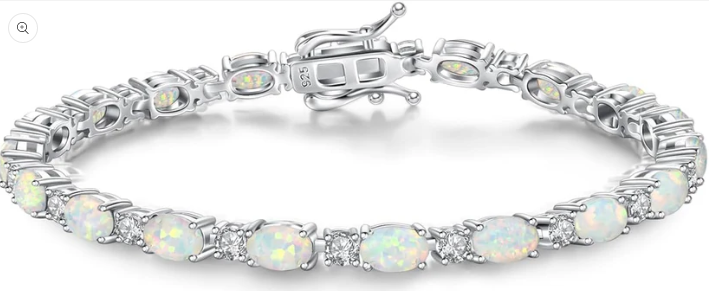 Birthstone Bracelets Sterling Silver