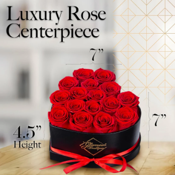 16 Flower Forever Heart Shape Box