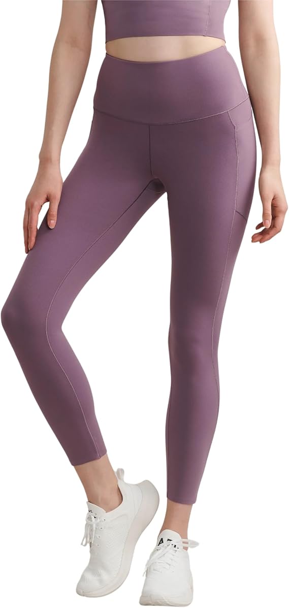 Rhone Women's Leggings with Pocket - Revive 7/8 Workout Leggings for Women - Ultrasoft Yoga Pants - Breathable, 4-Way Stretch