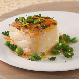 Premium Chilean Sea Bass Fillets- 4 Buttery Flavor, Wild Caught Fillets, 7 oz each from Kansas City Steak Company - Perfect for Grilling & Baking