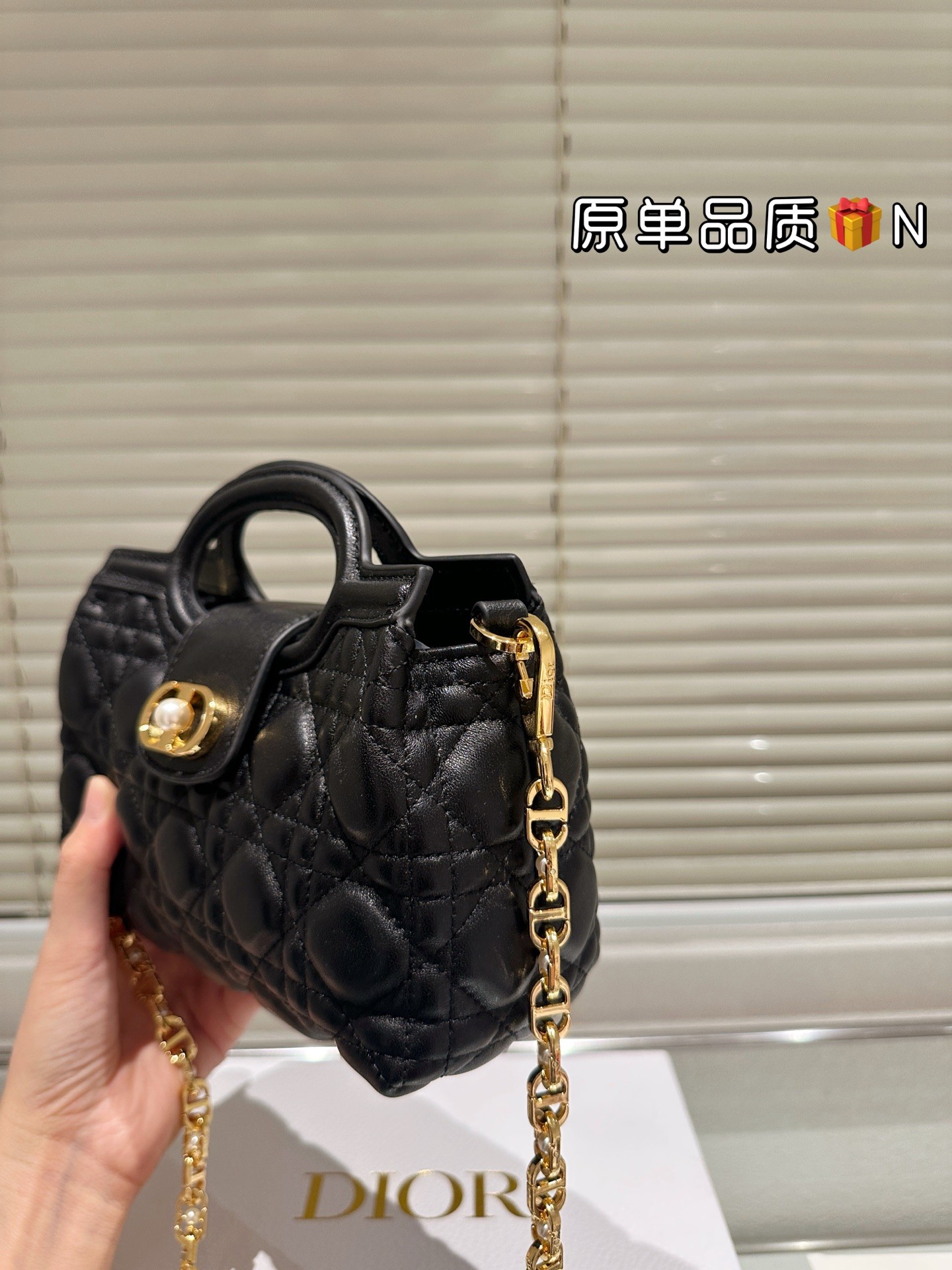 Mini sac à main à poignée supérieure Dior Jolie