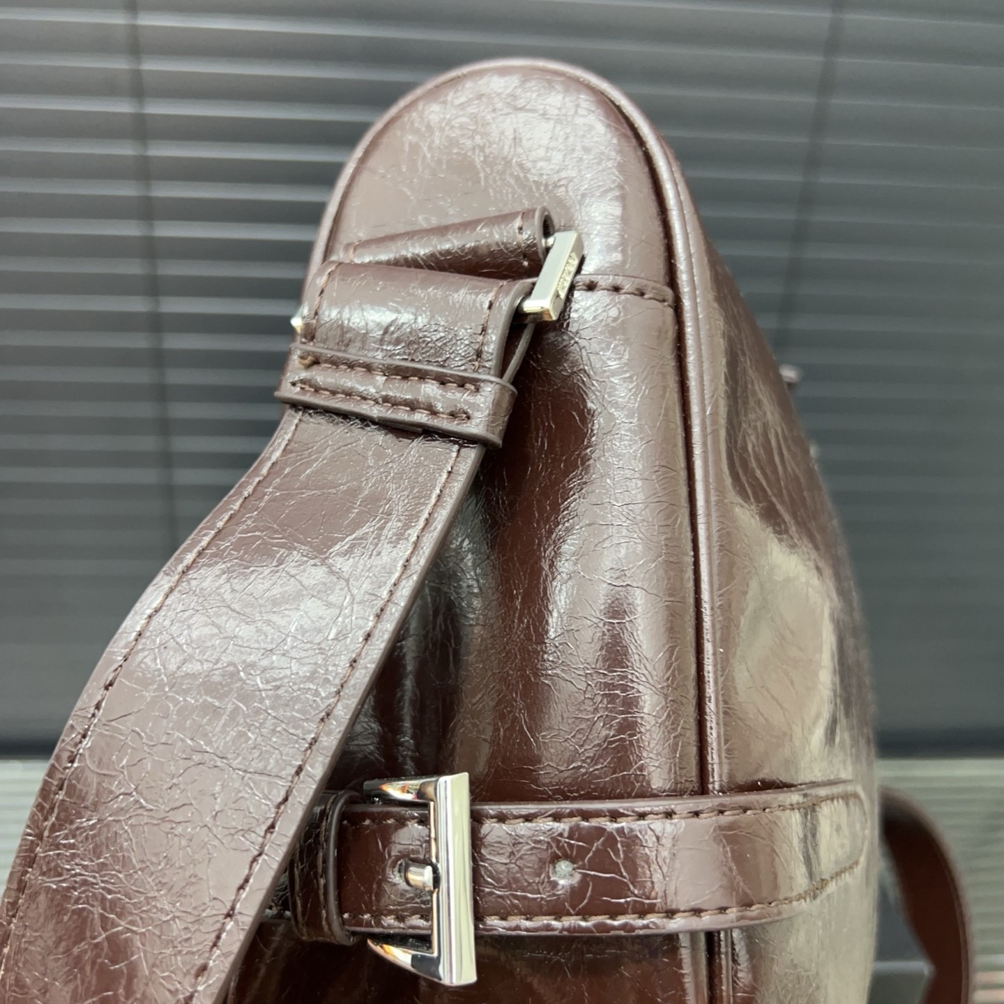 Prada Brown Leather Shoulder Bag