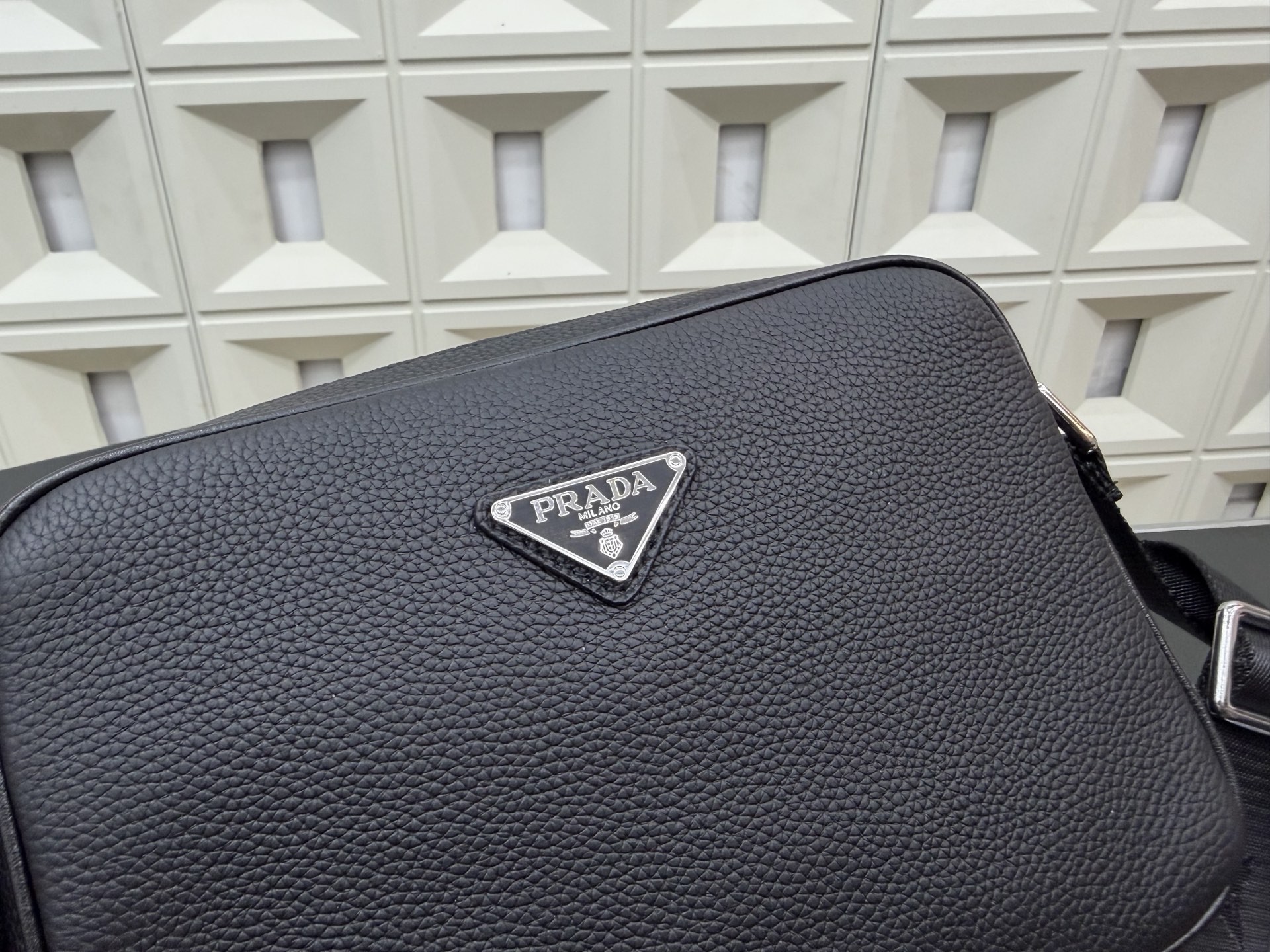 Prada Black Leather Crossbody Bag