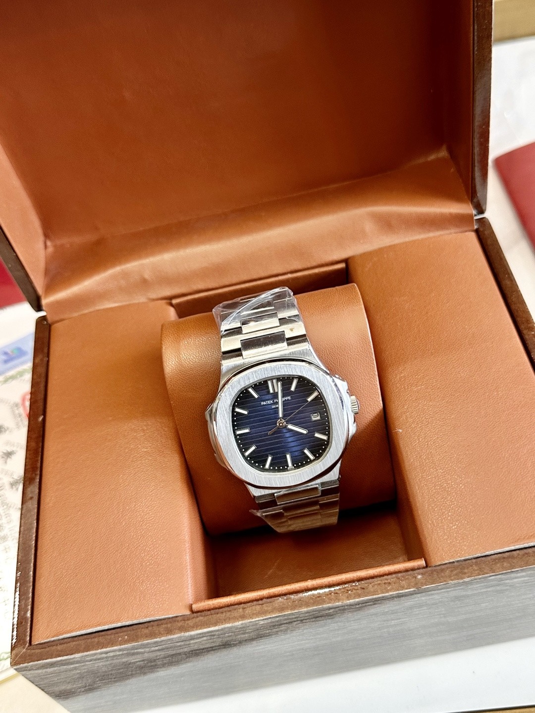 Patek Philippe Nautilus watch.