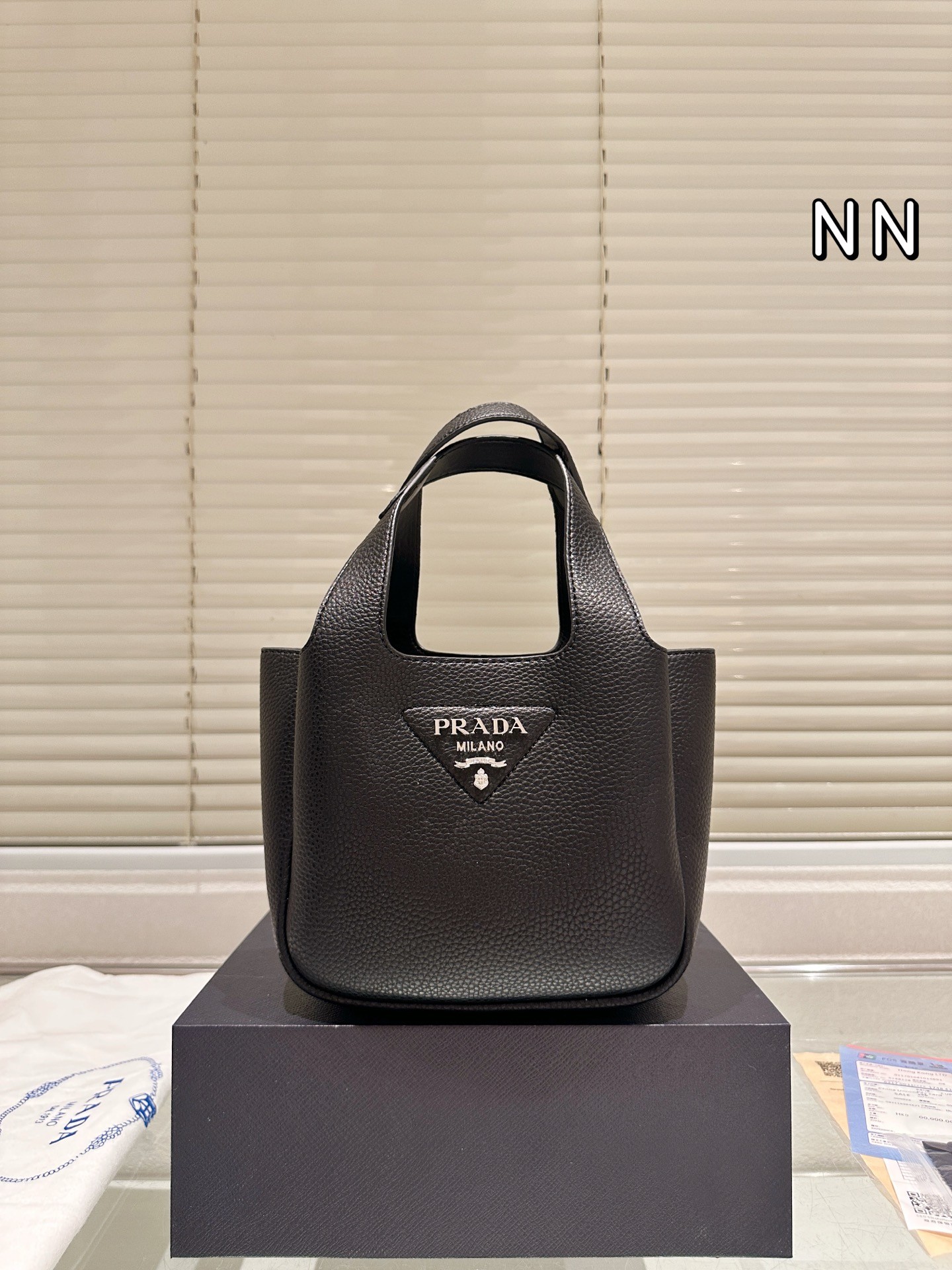 Prada Small Leather Tote Bag