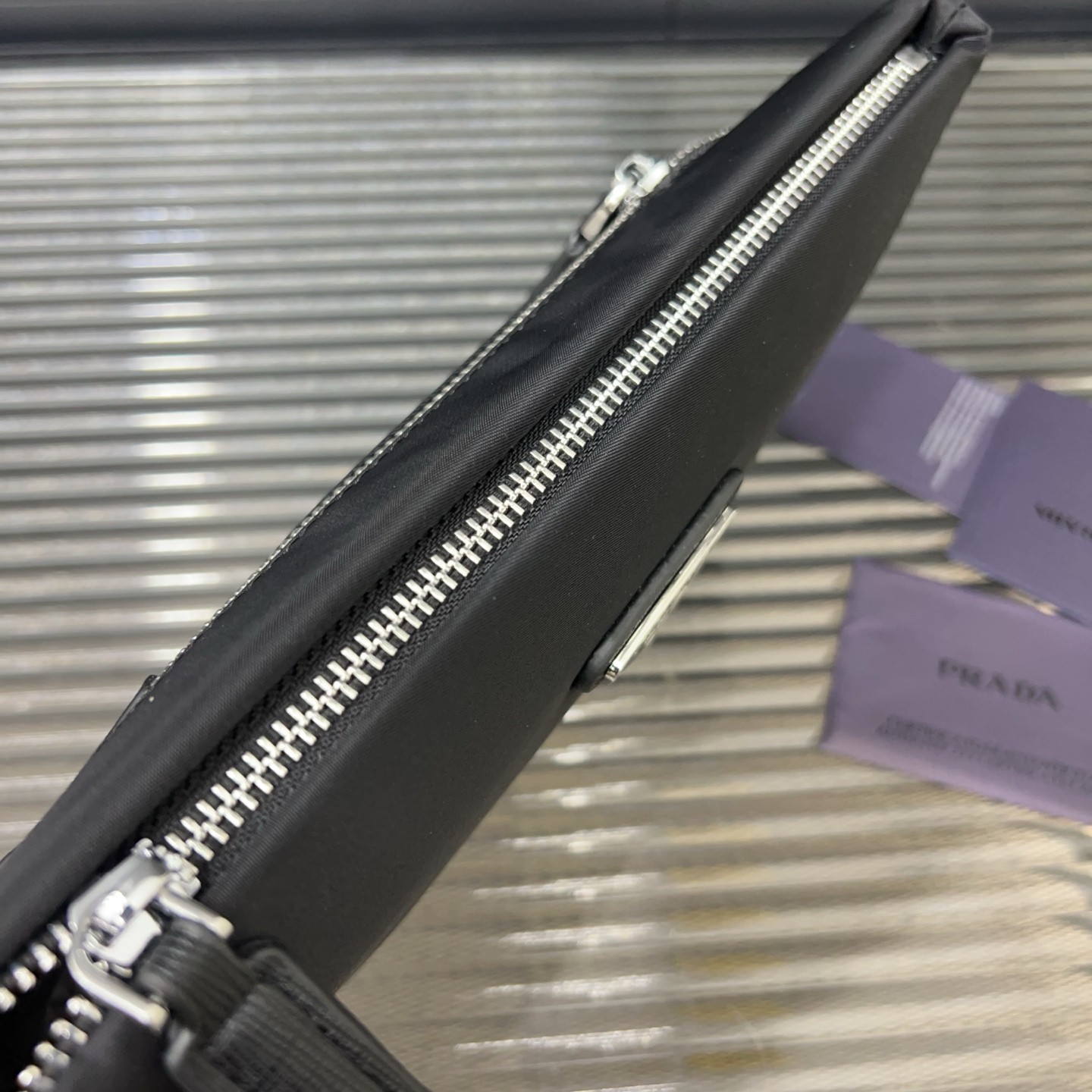 Prada Saffiano Leather Pouch