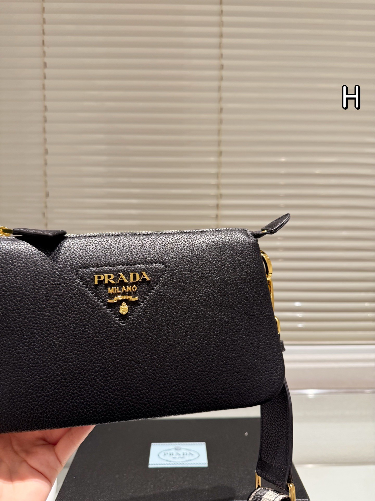 Prada Vitello Phenix Series Crossbody Bag