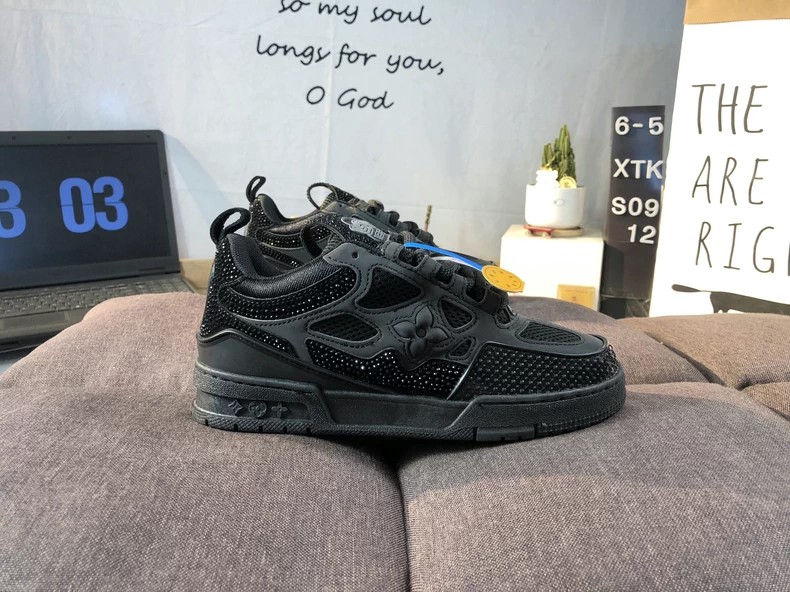 A special edition of the Louis Vuitton LV Skate sneakers.