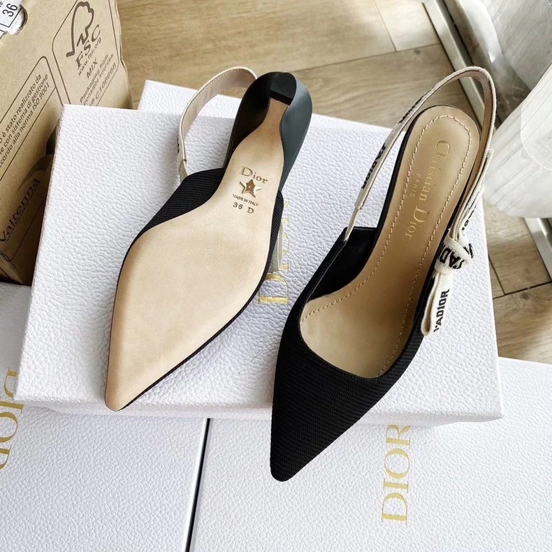 (Dior) J'Adior Open-Toe Heels
