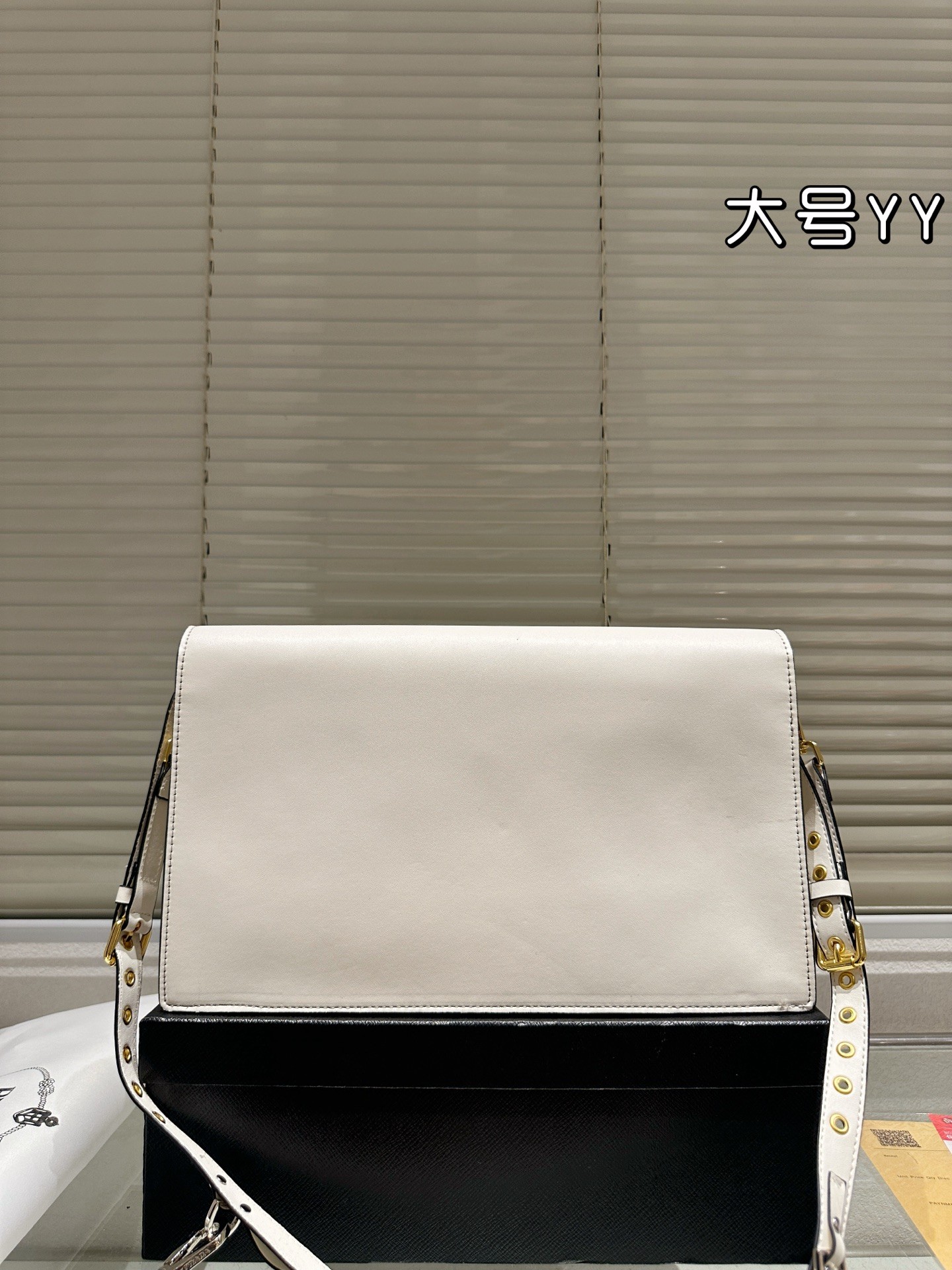 Prada Soft Sound Medium Leather Shoulder Bag.