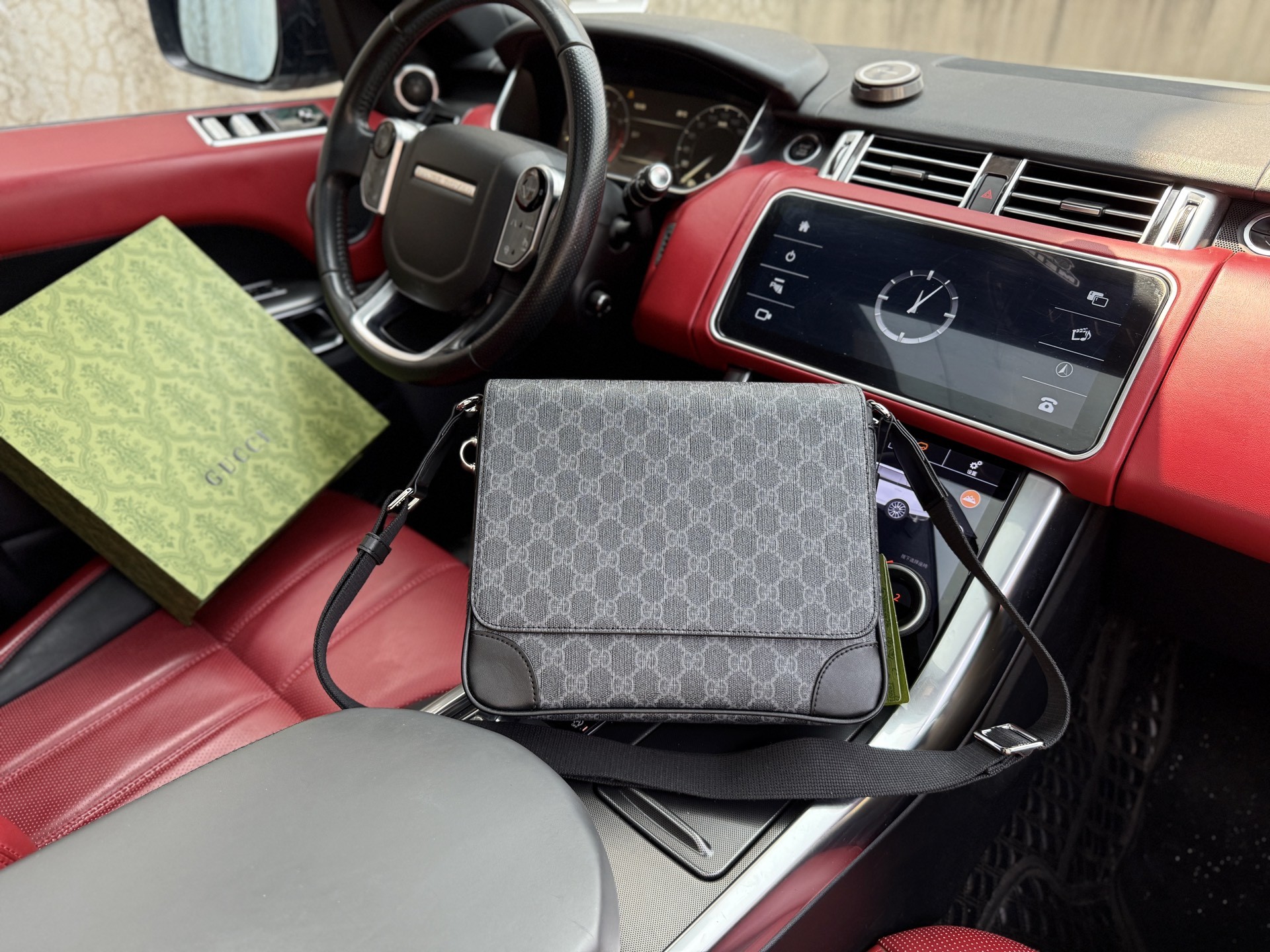 Gucci GG Emblem Medium Crossbody Bag