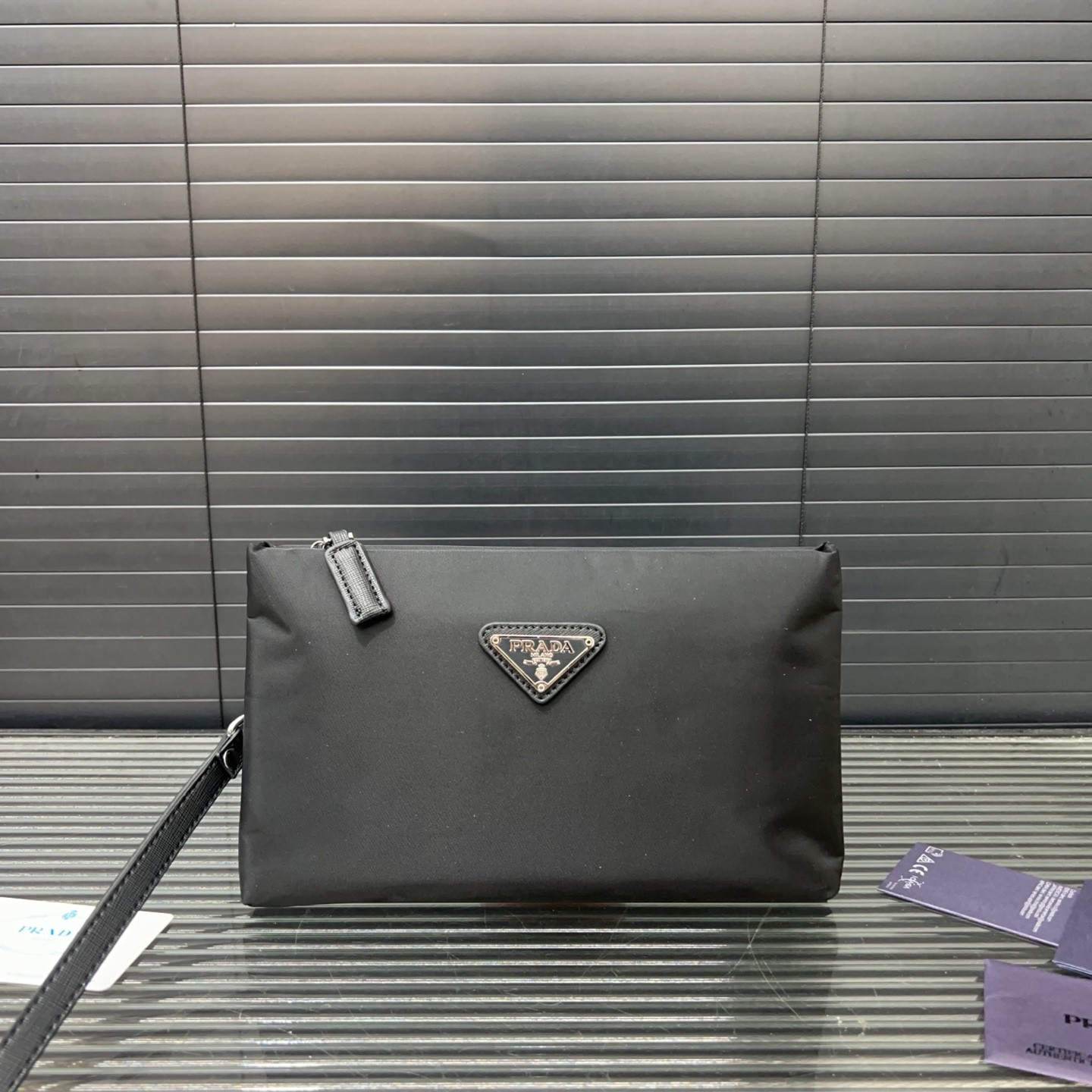 Prada Saffiano Leather Pouch