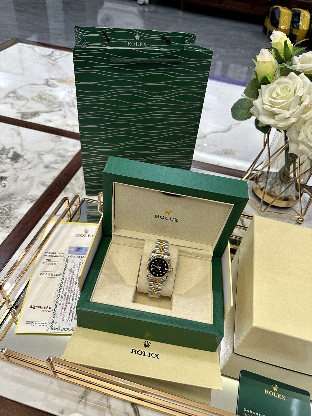 Rolex Datejust Two-Tone Gold and Steel Watch