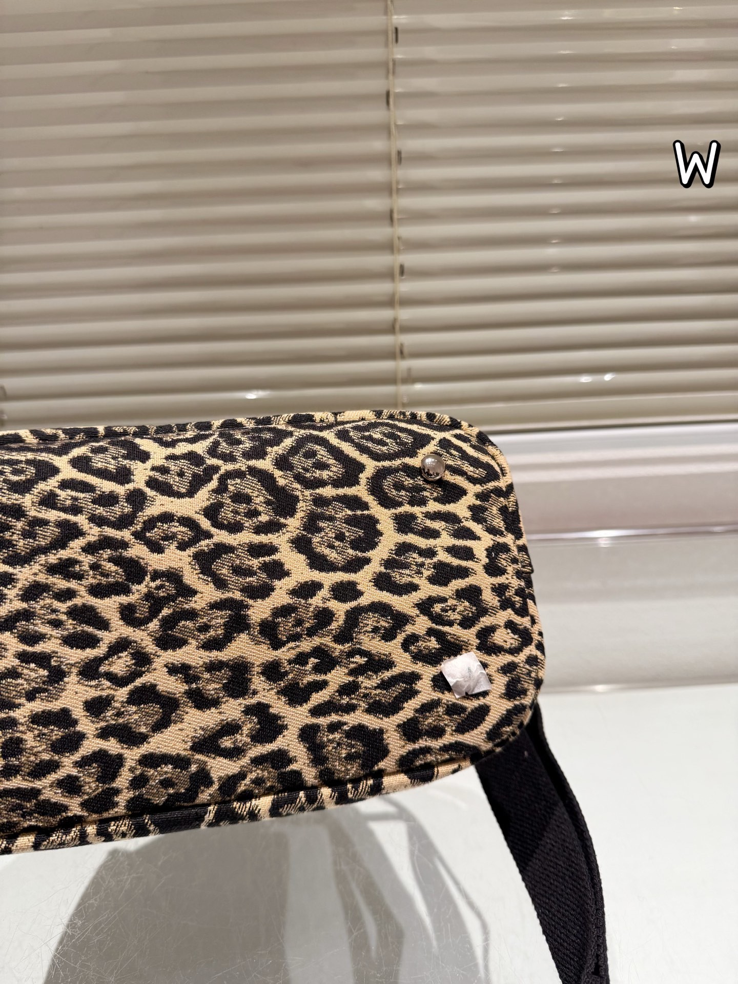 Prada leopard print tote bag