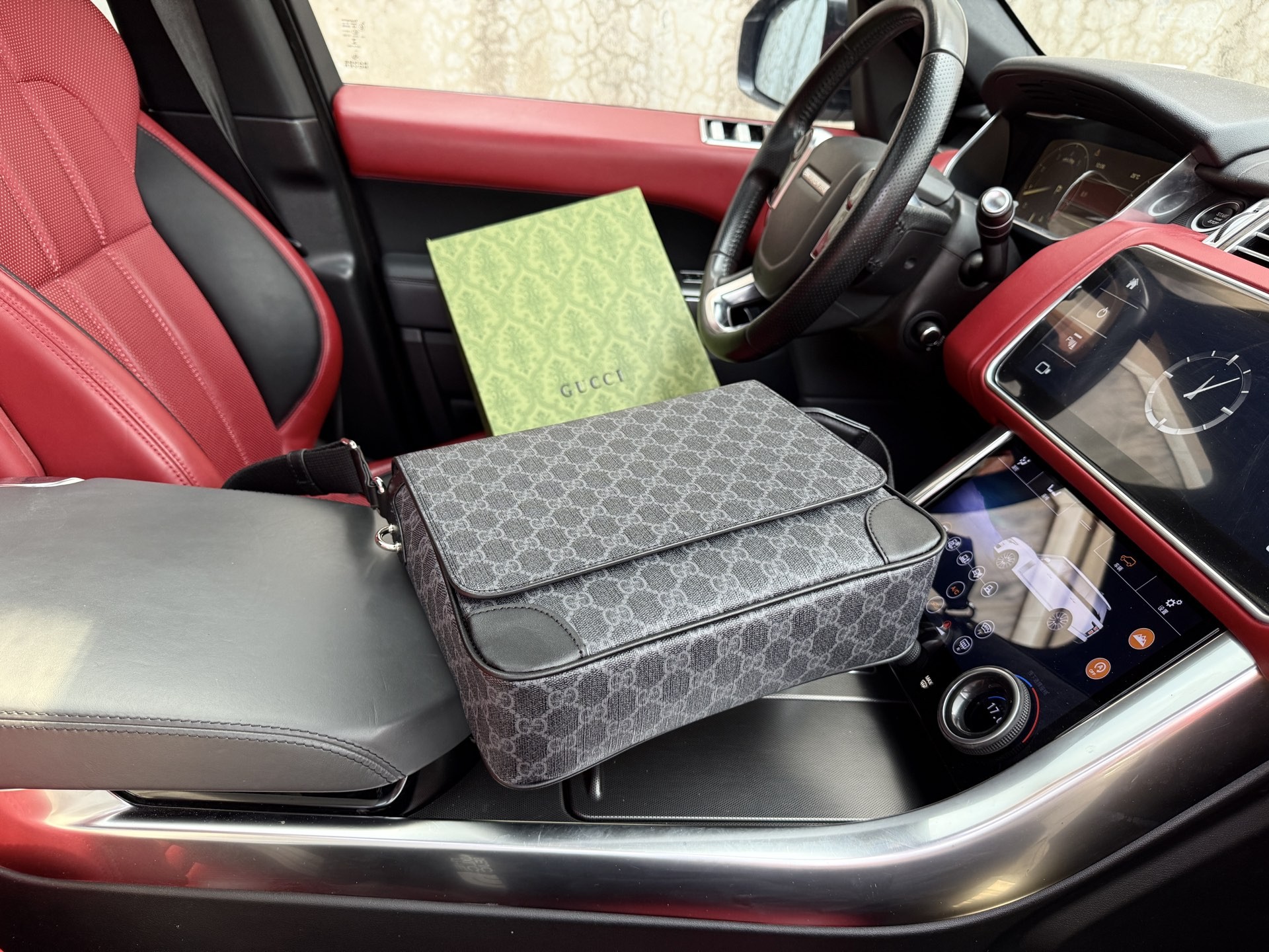 Gucci GG Emblem Medium Crossbody Bag