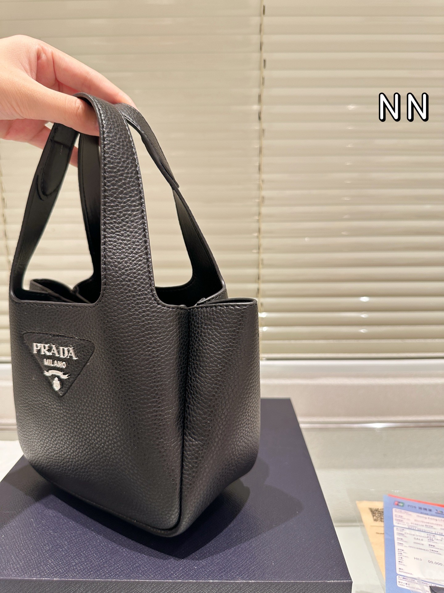 Prada Small Leather Tote Bag