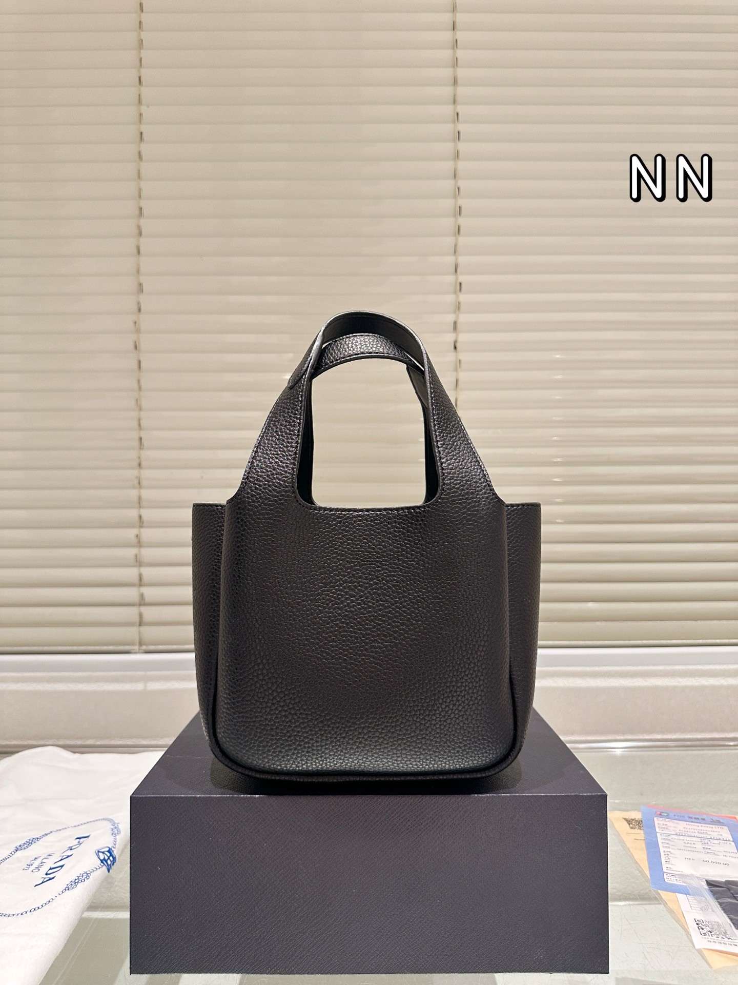 Prada Small Leather Tote Bag