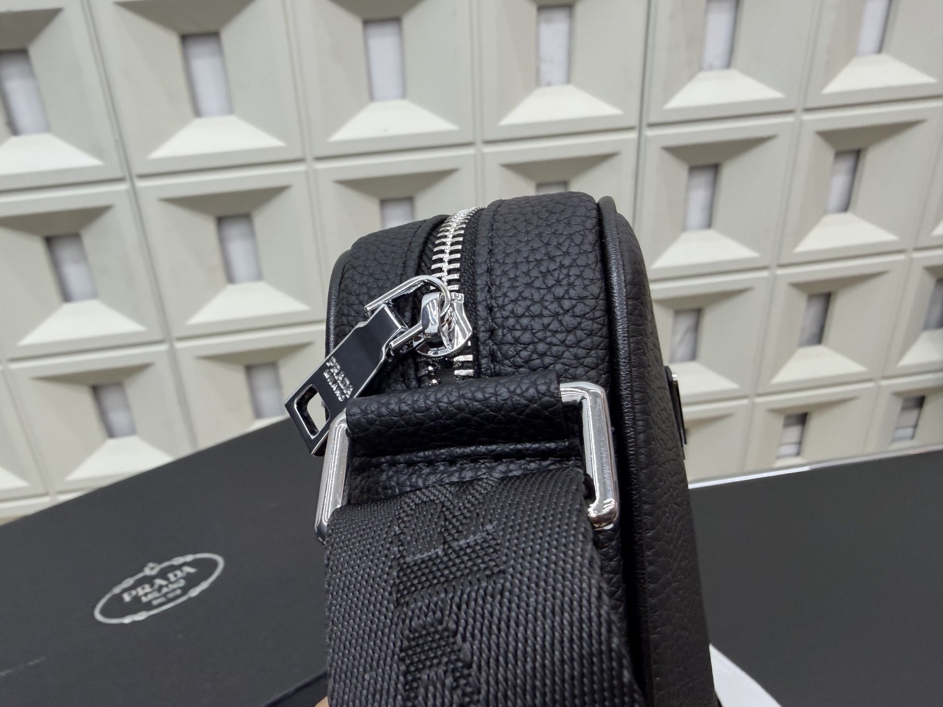 Prada Black Leather Crossbody Bag