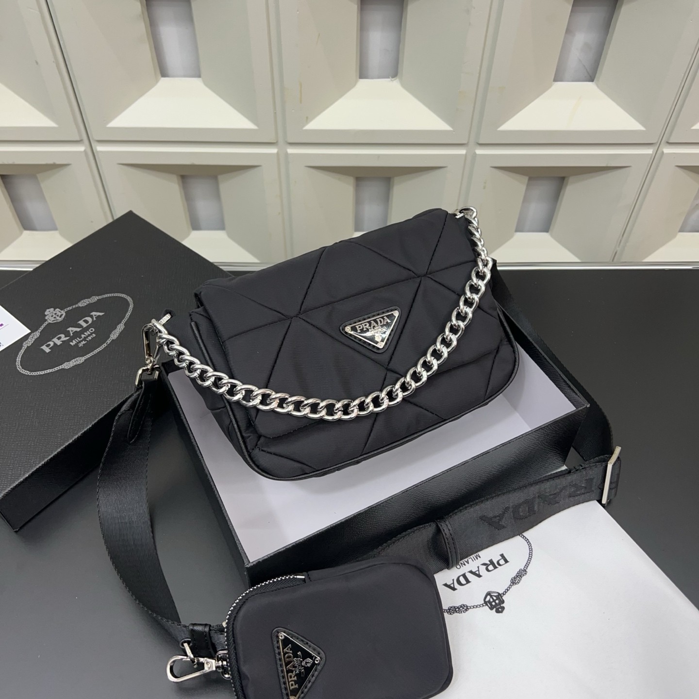 (Prada) Re-Nylon Shoulder Bag