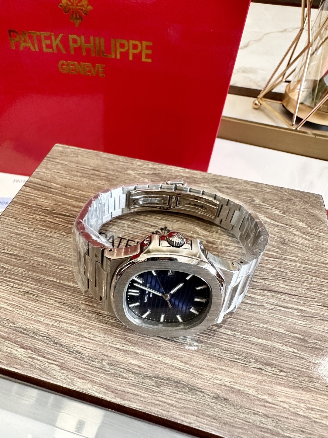 Patek Philippe Nautilus watch.