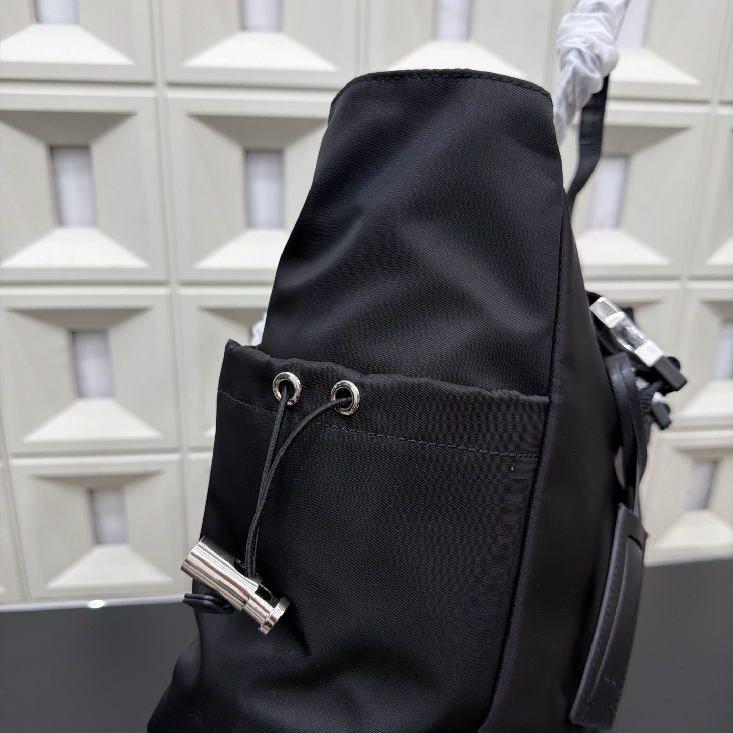 Prada Re-Nylon and Saffiano Leather Tote Bag