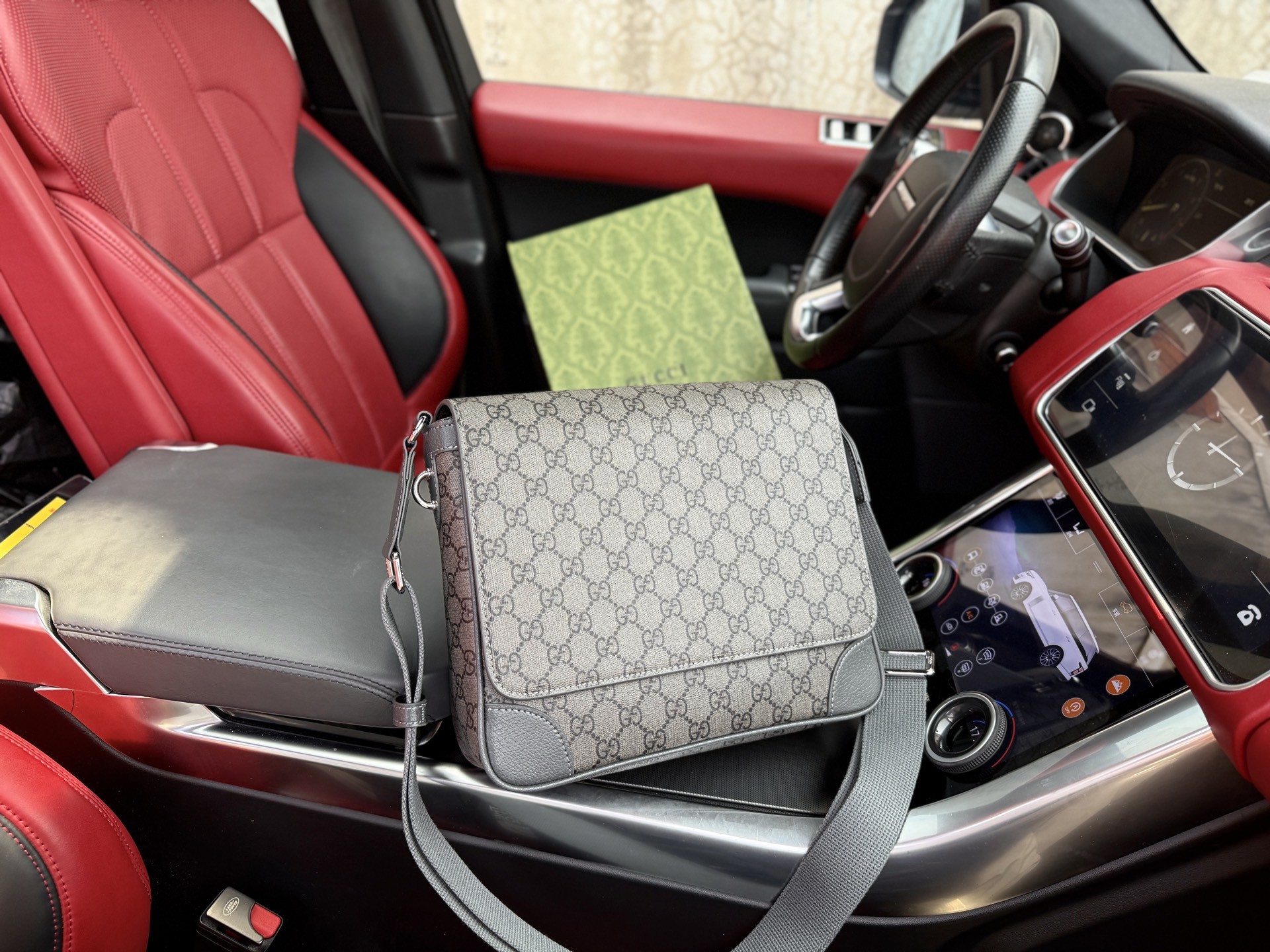 Gucci GG Emblem Medium Crossbody Bag