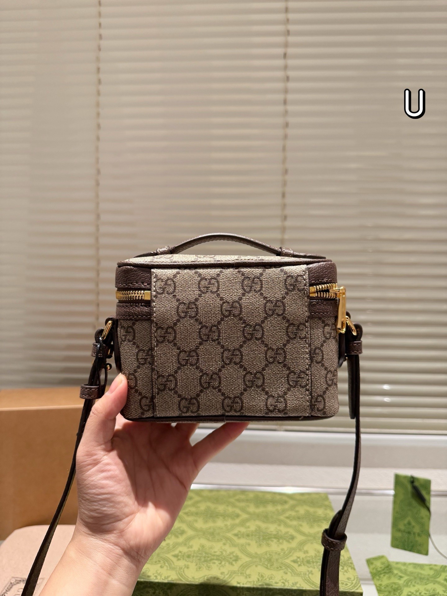 Gucci Ophidia GG Supreme Mini Cosmetic Case