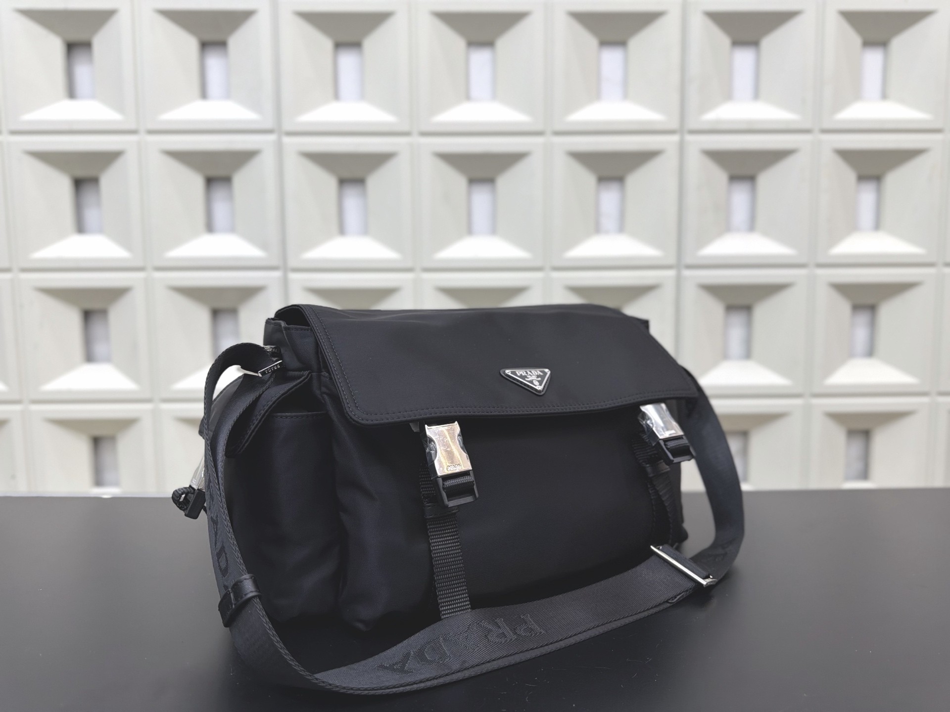 Prada Explore Series Shoulder Bag.