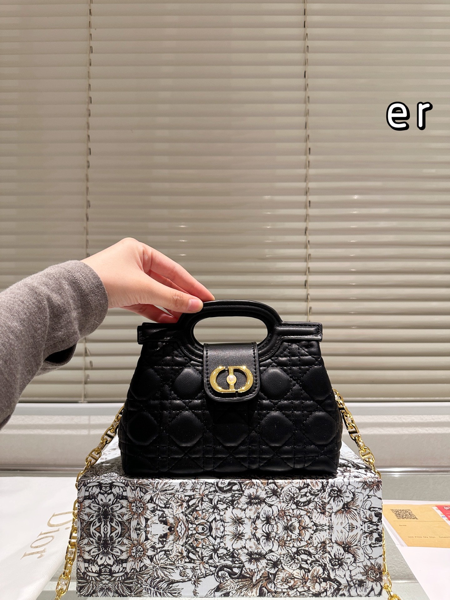Mini sac à main Dior Jolie avec poignée supérieure
