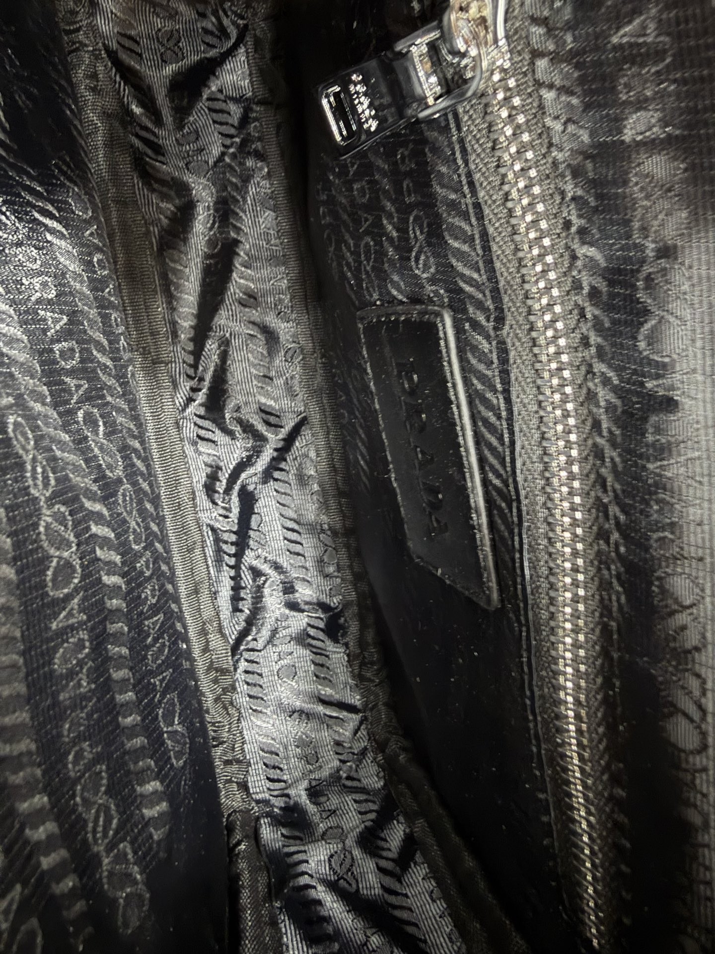 Prada Black Leather Crossbody Bag