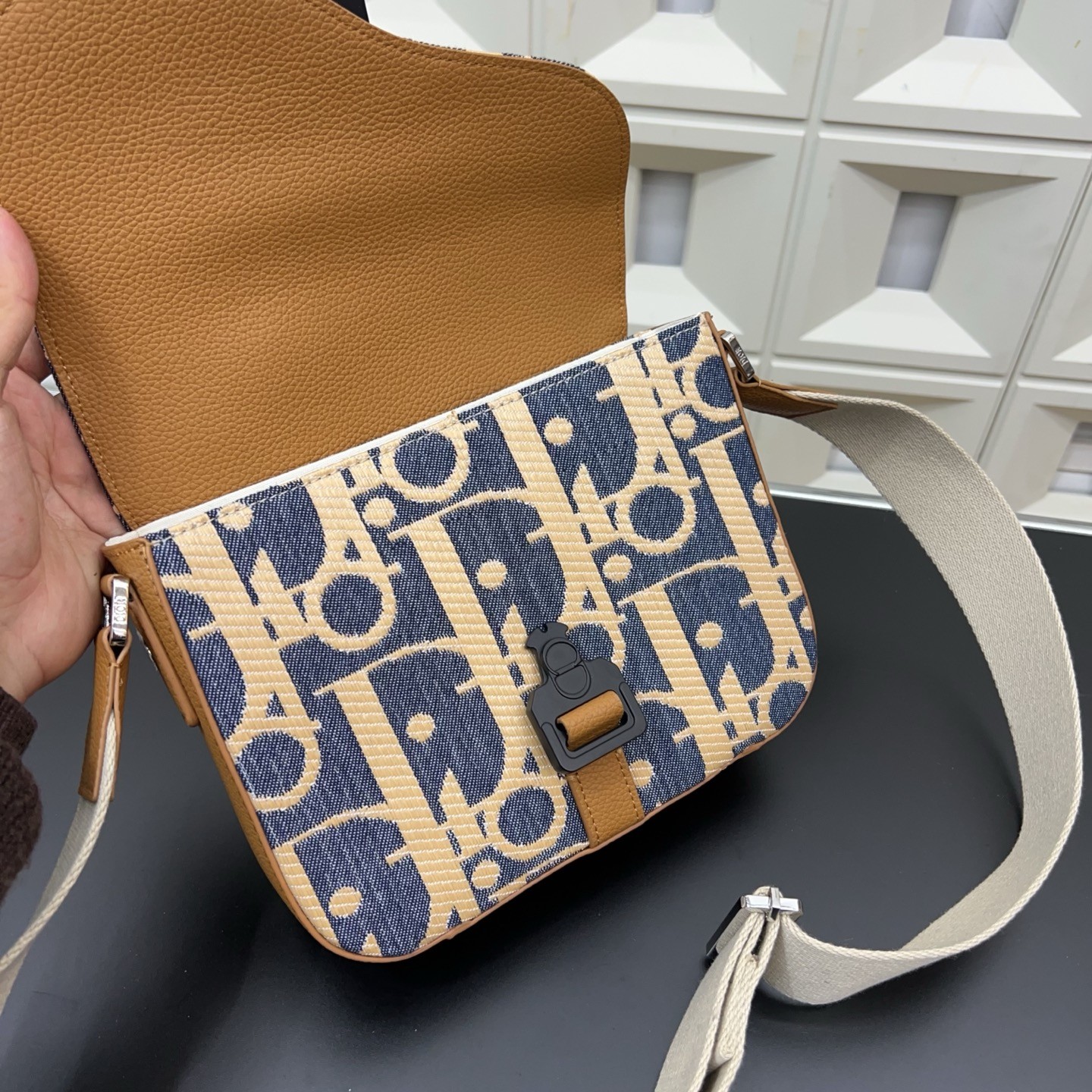 Sac messager Saddle Dior