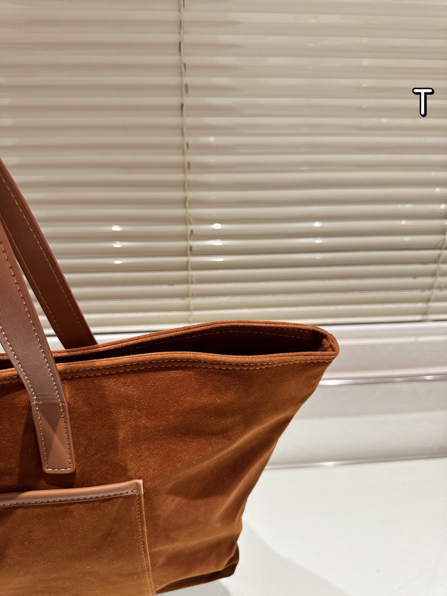 Prada Bonnie Series Suede Tote Bag