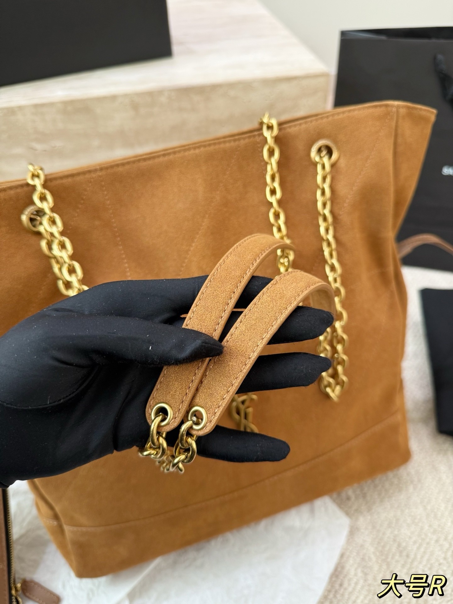 Sac cabas en daim Jamie Shopping Yves Saint Laurent