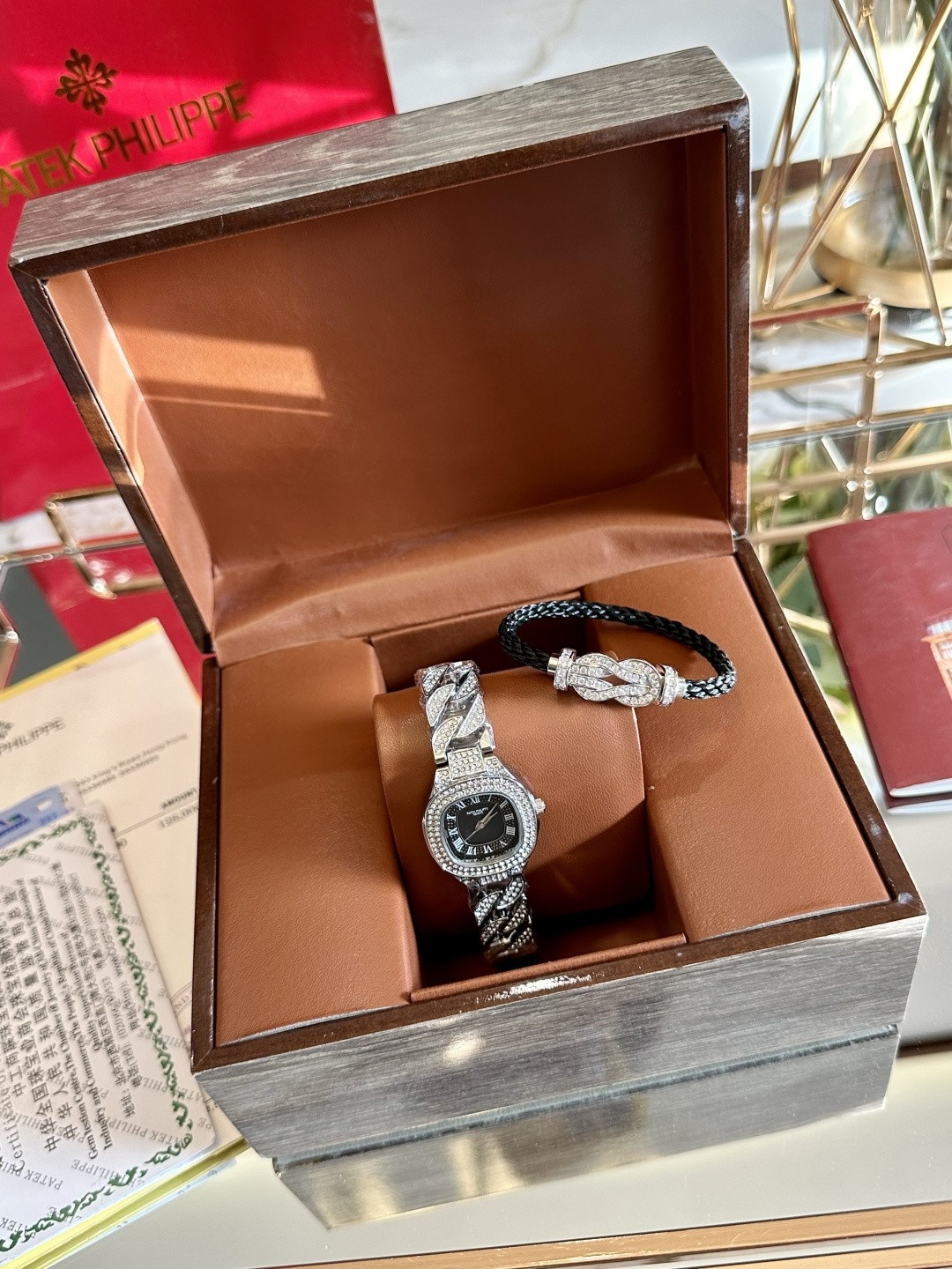 Patek Philippe diamond-set ladies' watch