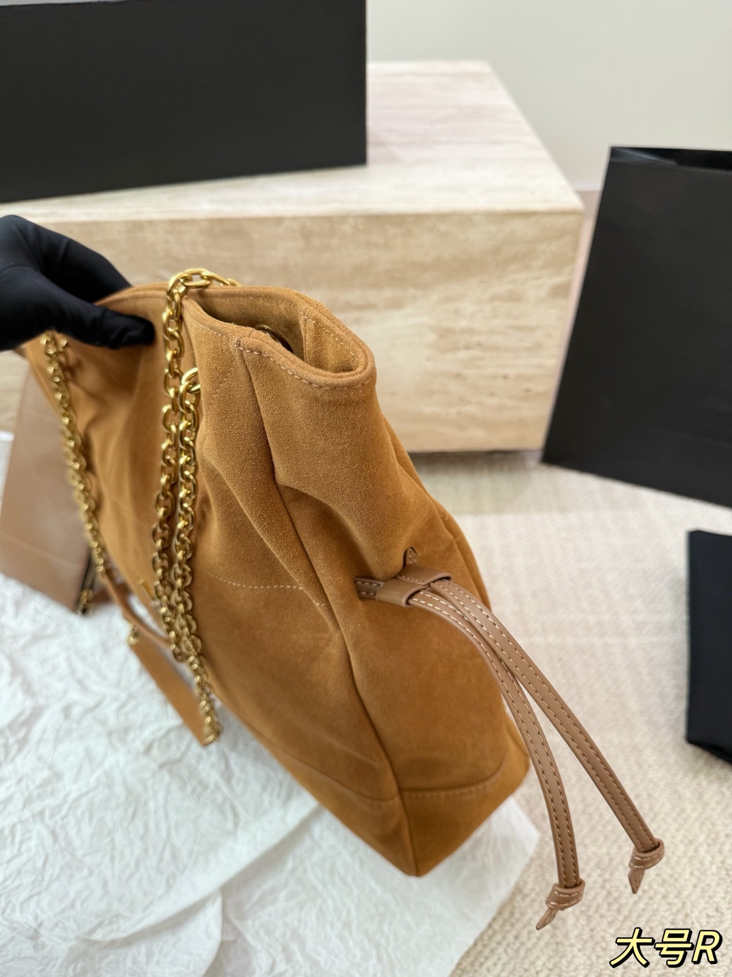 Sac cabas en daim Jamie Shopping Yves Saint Laurent