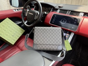 Gucci GG Emblem Medium Crossbody Bag