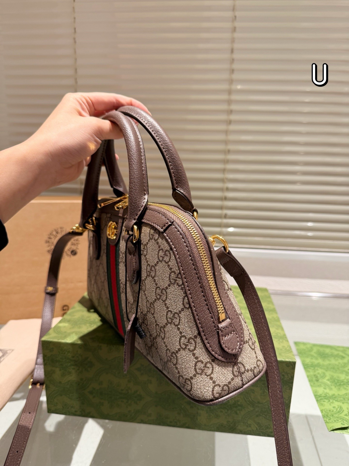 Gucci Ophidia Mini Top Handle Bag