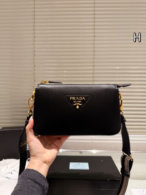 Prada Vitello Phenix Series Crossbody Bag