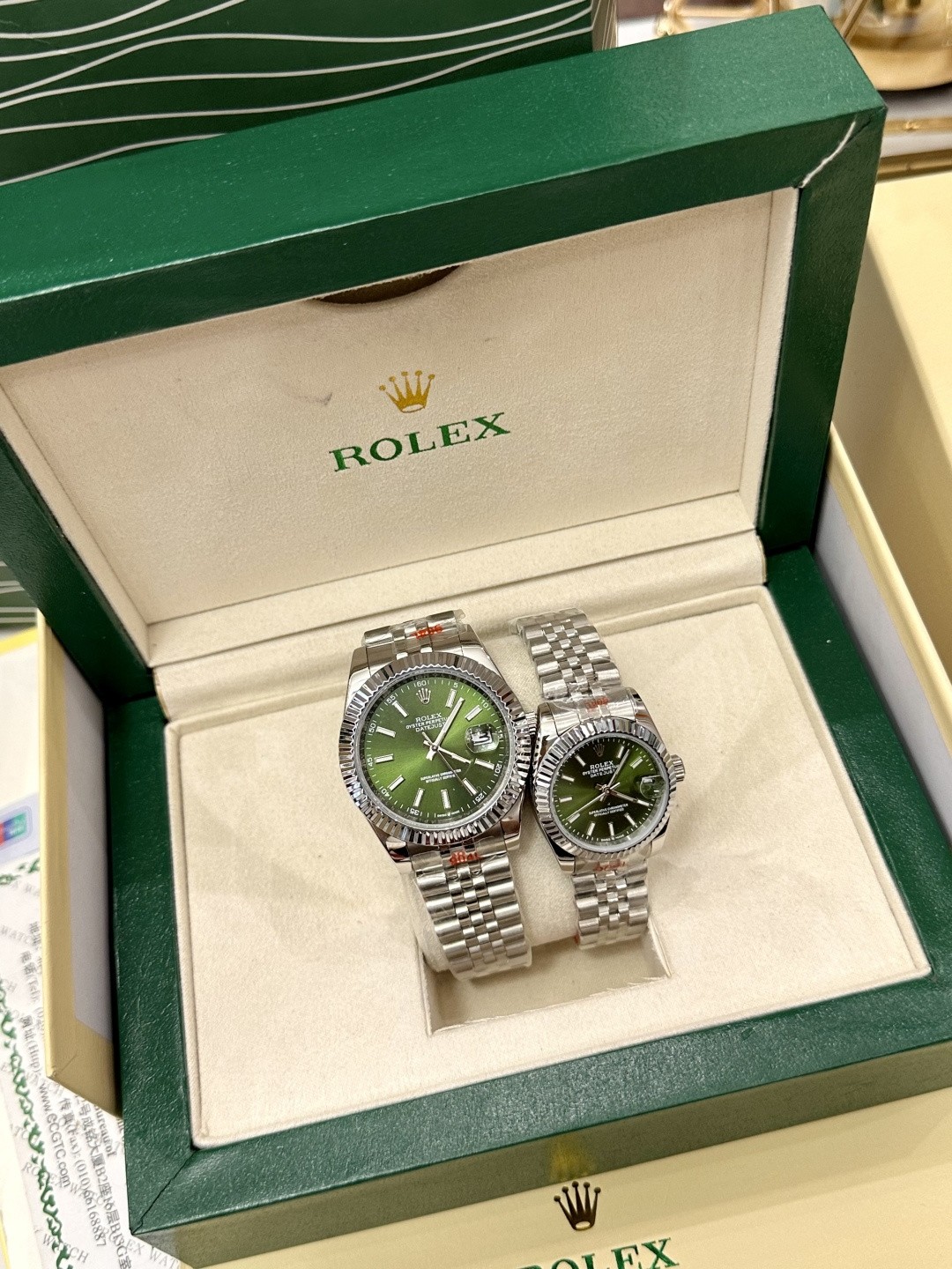 Rolex Datejust matching pair