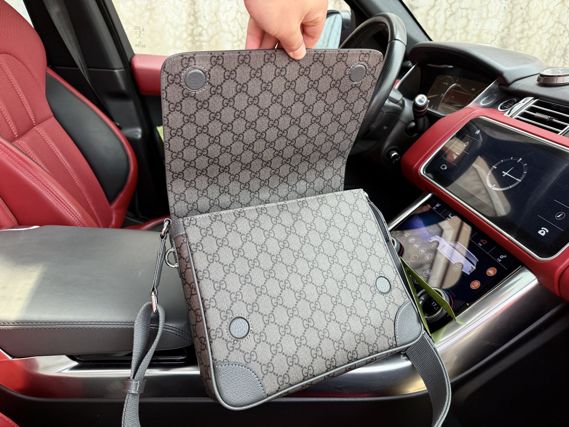 Gucci GG Emblem Medium Crossbody Bag