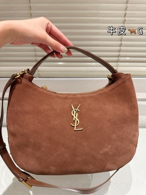 Sac à bandoulière en daim (Saint Laurent)