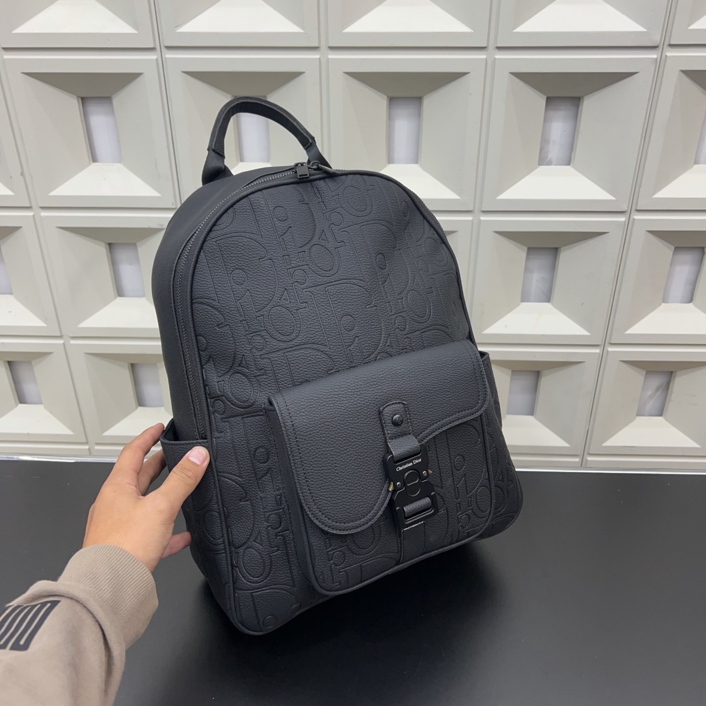 Sac à dos à fermeture éclair Dior Rider 2.0.