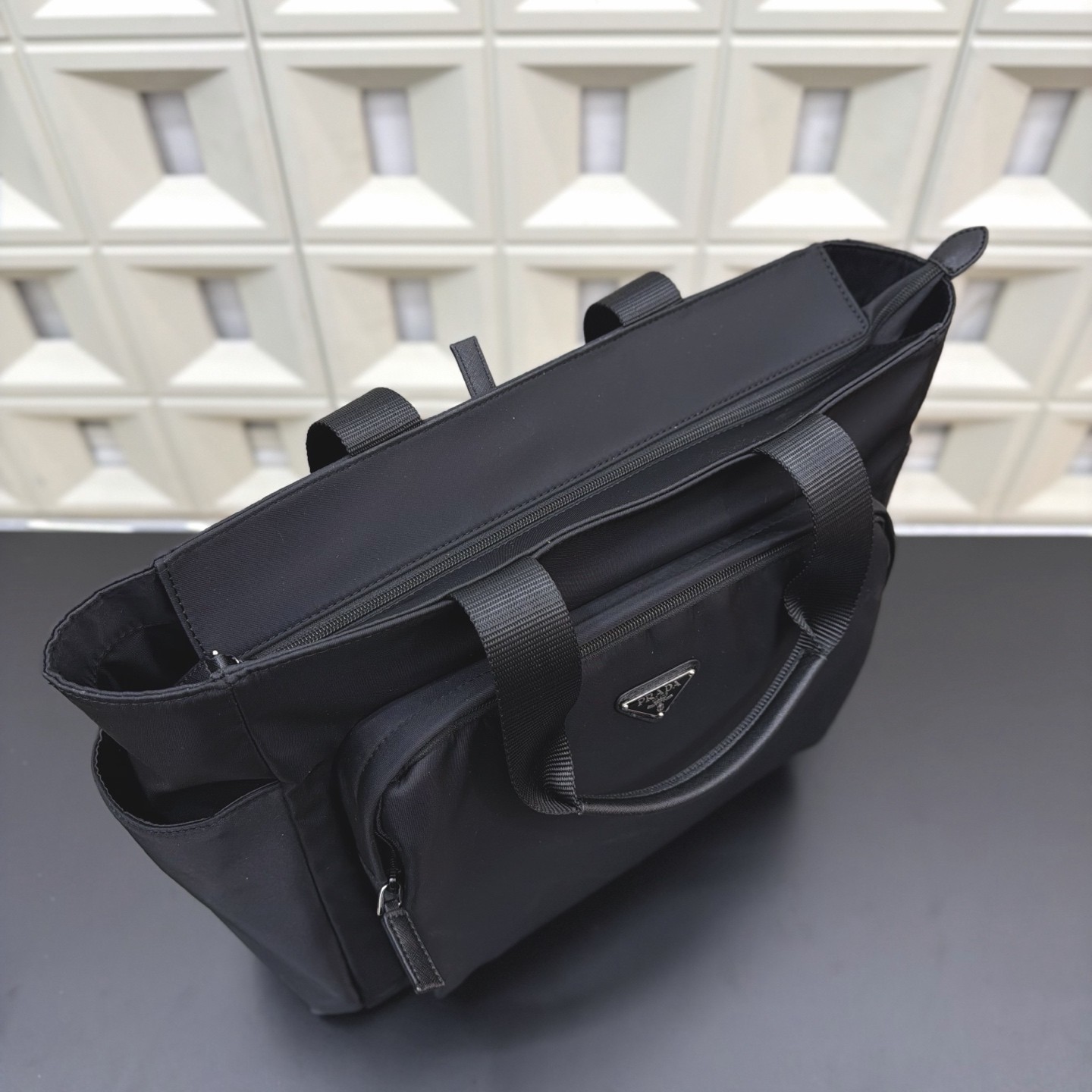 Prada Recycled Nylon Tote Bag