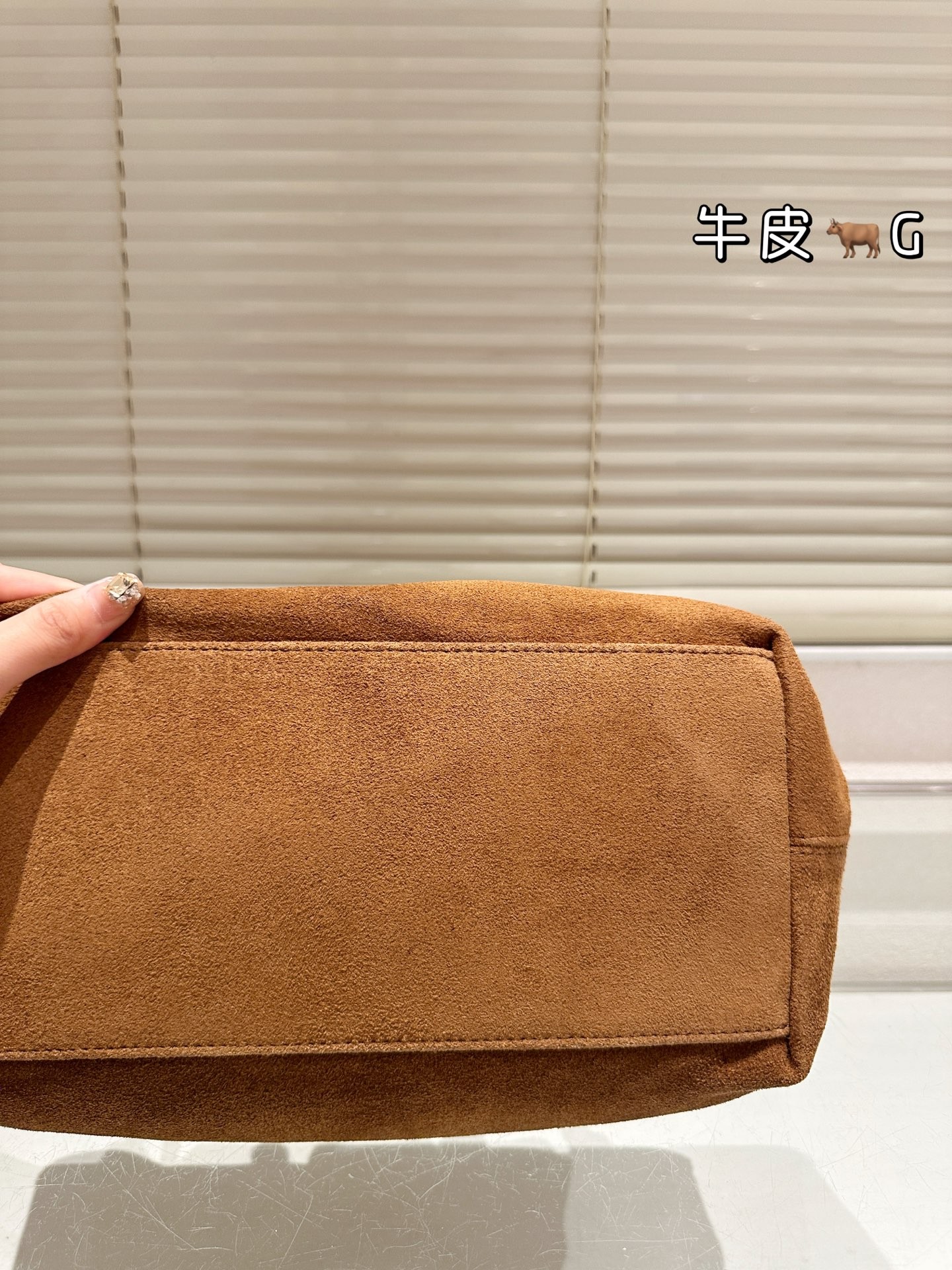 (Saint Laurent) Sac fourre-tout en daim « LE 5 À 7 BEA »