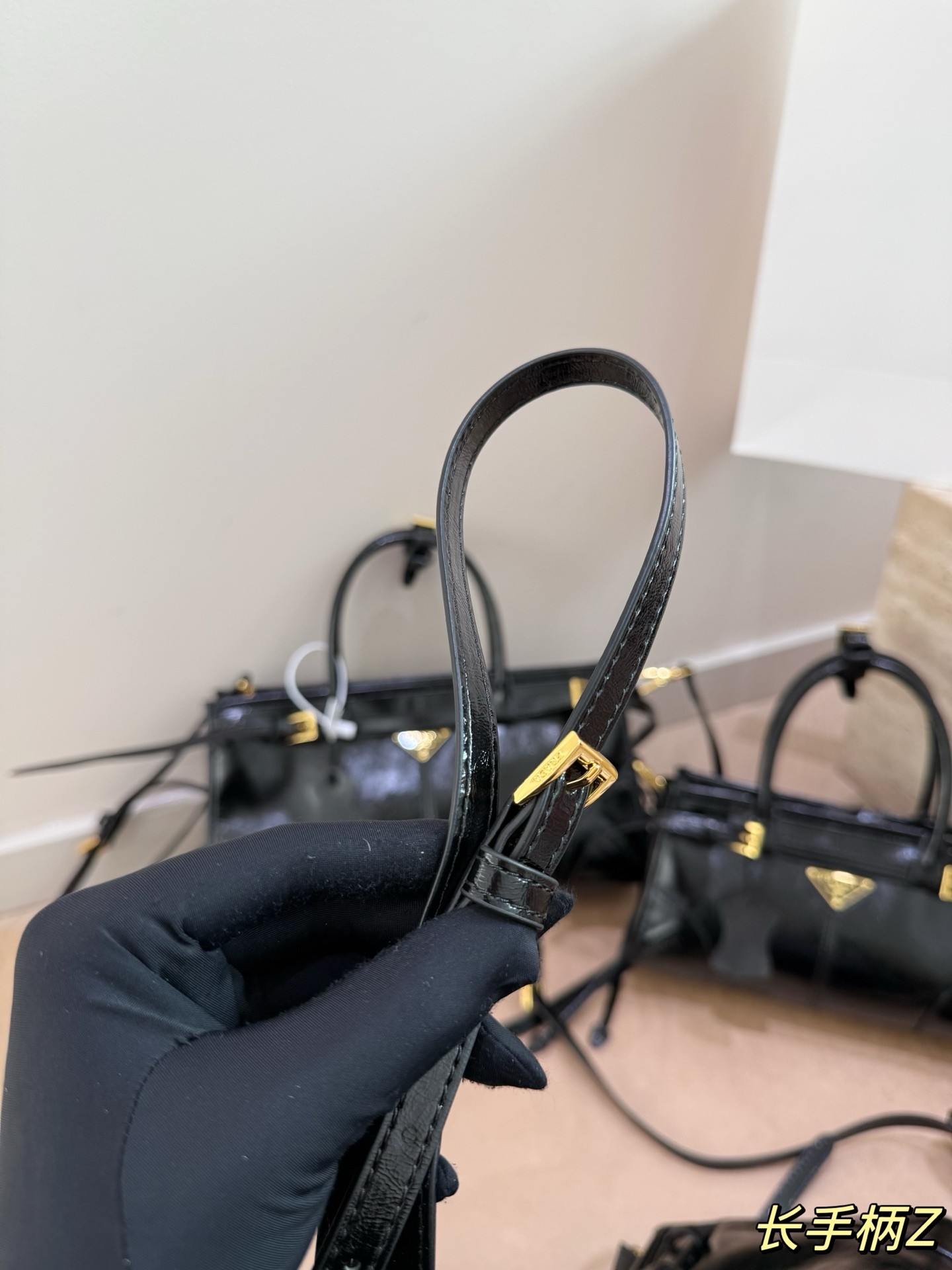 Prada Bonnie Medium Leather Tote Bag