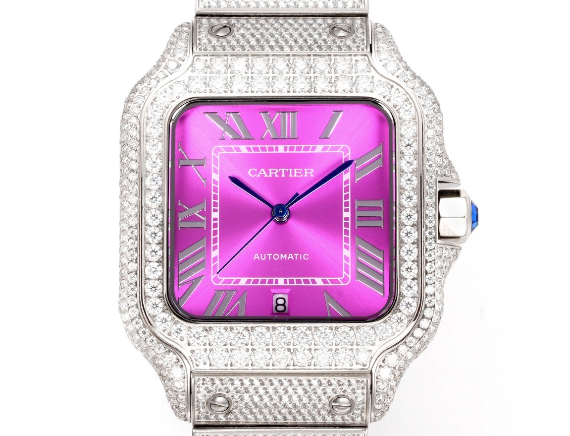 Large-sized watches from the Cartier Santos collection